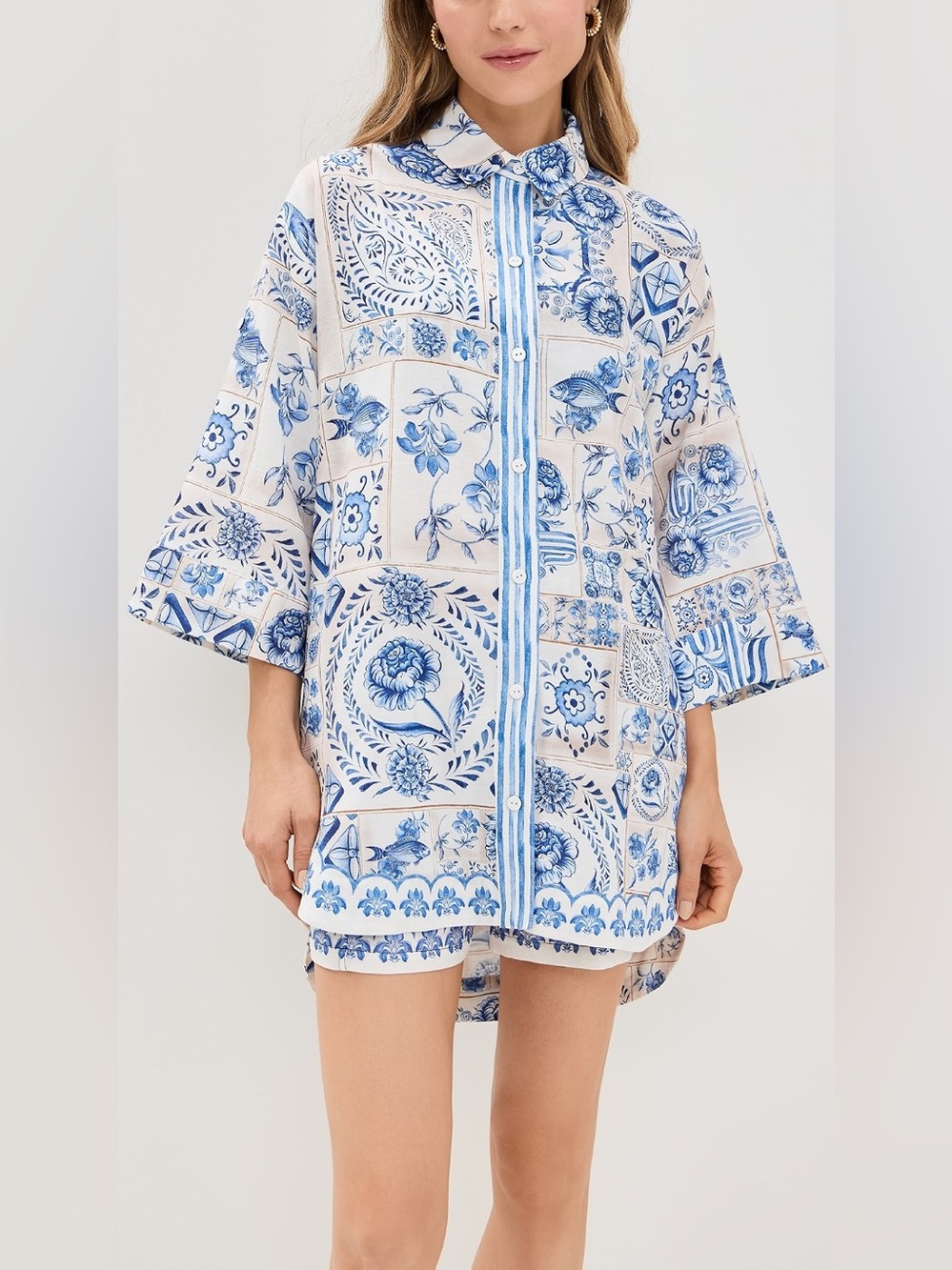 Agua Bendita Chrissy Azure Top